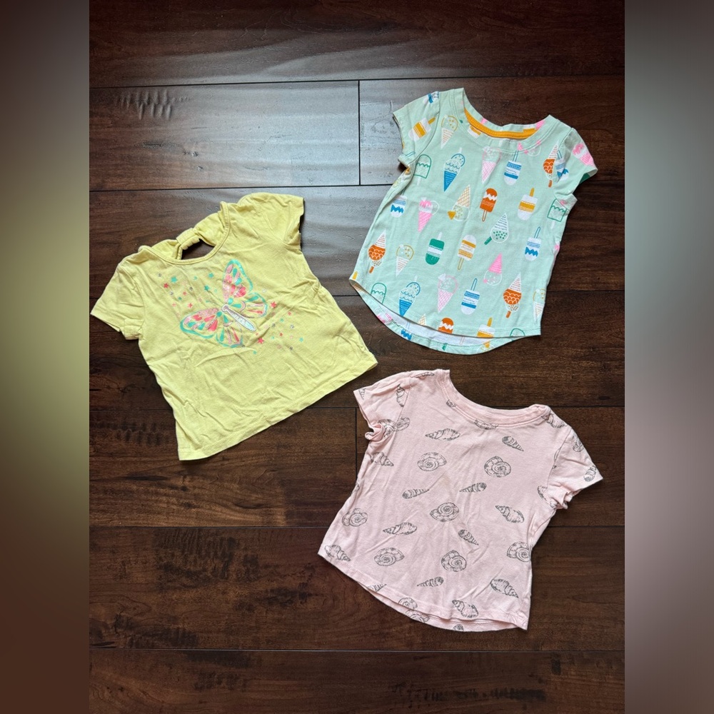 Toddler Girls T-Shirts Bundle 2T